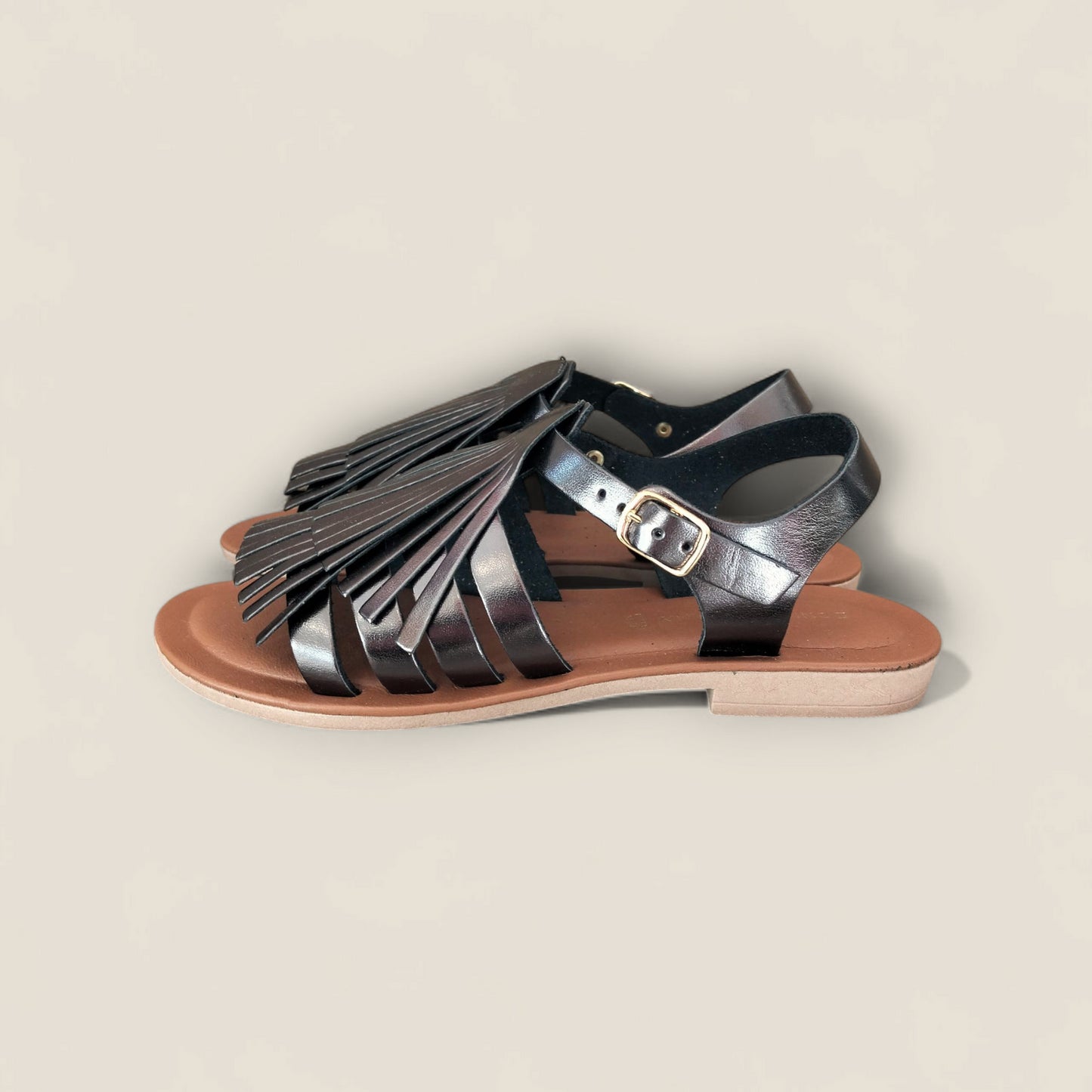 SANDALO FLAT FRANGIA DONNA TOSCANA