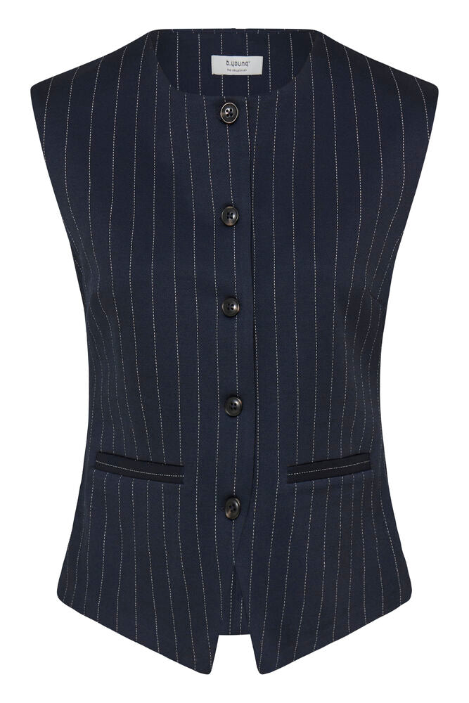 GILET GESSATO BLU BYROWAN B.YOUNG