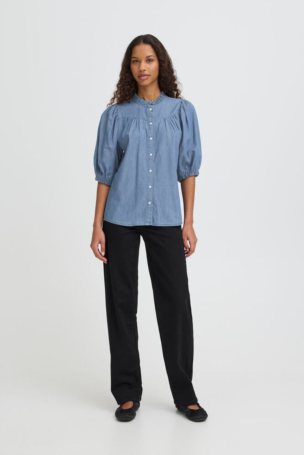 CAMICIA CHAMBRAY MEZZA MANICA IHANCEY SH ICHI