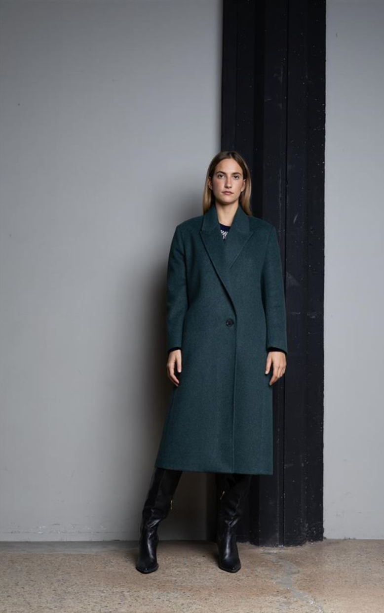 CAPPOTTO LUNGO OVER MONOPETTOPETTO A UNBOTTONE AVIO KAOS JEANS