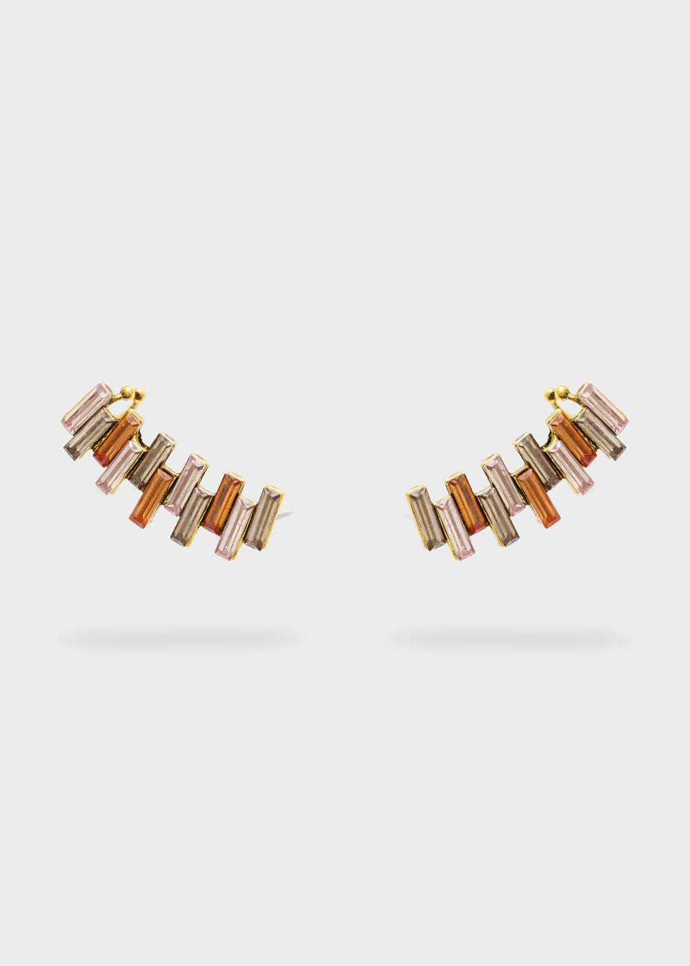 ORECCHINI BEA EARCUFF CON PIETRE ARGENTO NALÌ