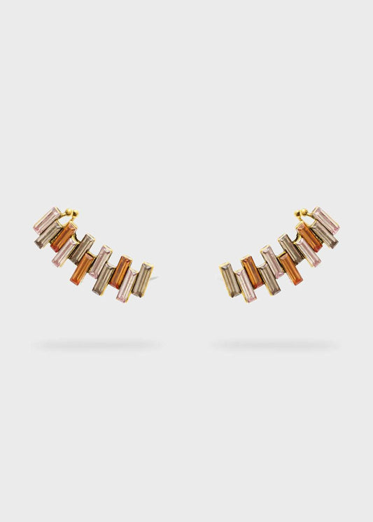 ORECCHINI BEA EARCUFF CON PIETRE ARGENTO NALÌ