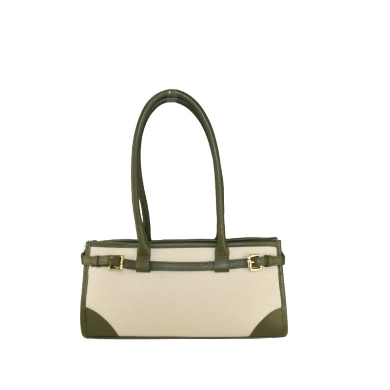 BORSA MIU KANVAS E PELLE SARTORIA REVERBERI