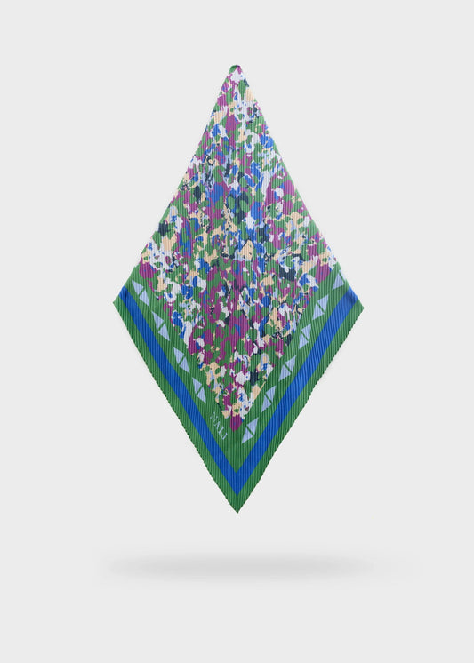 FOULARD AMPIO PLISSE' VERDE NALÍ