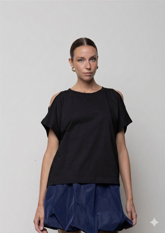 T-SHIRT CUT-OUT NERA ICONA