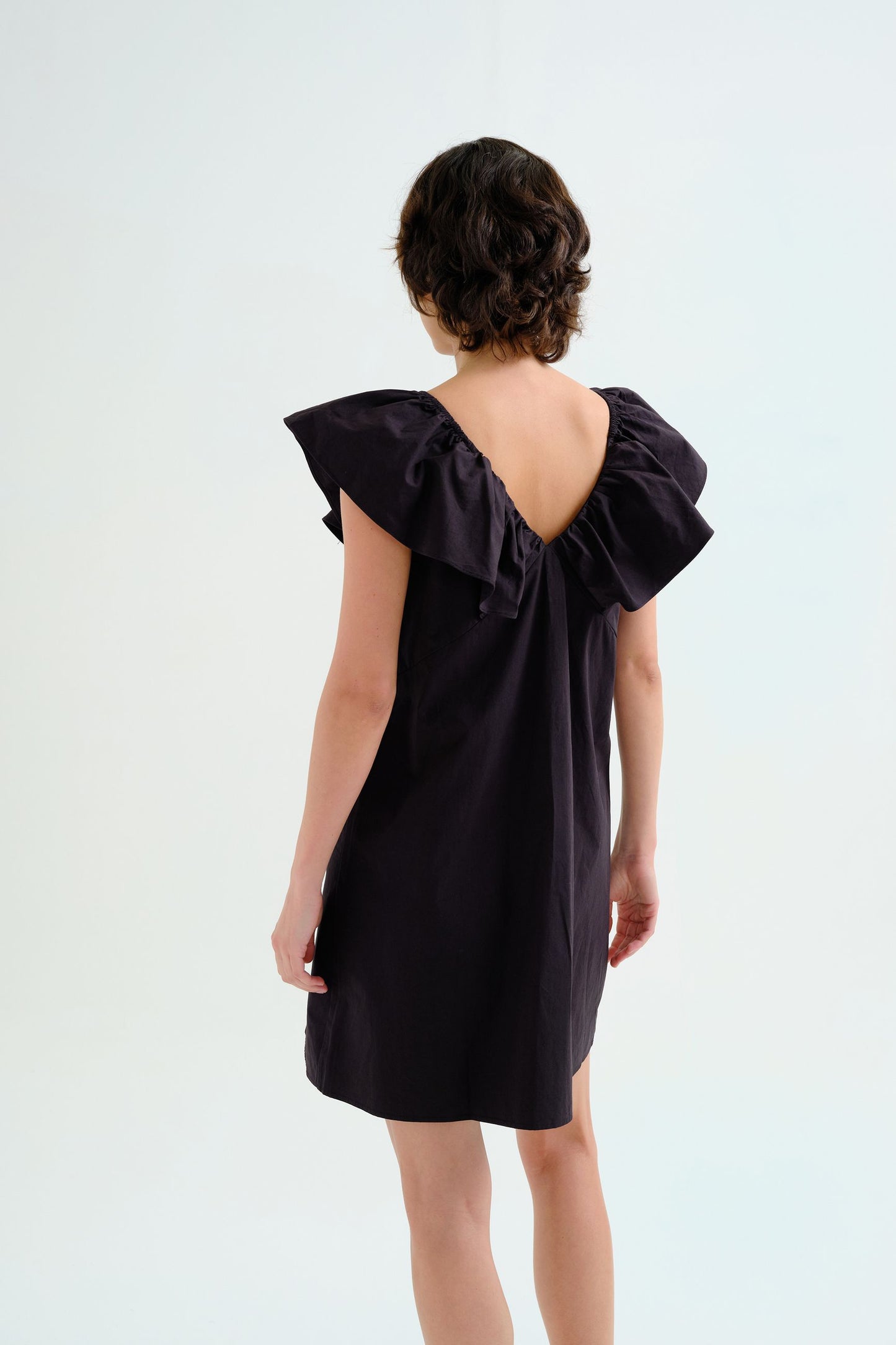 ABITO CORTO COTONE NERO COMPANIA FANTASTICA