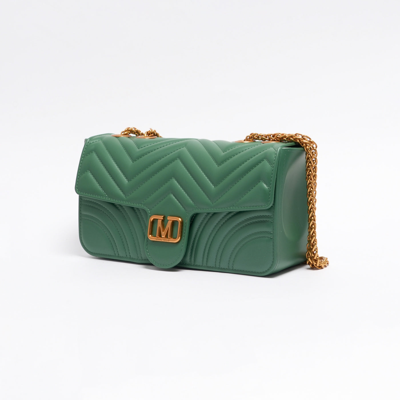 POCHETTE CON CATENA FLAT SOHO FORESTA MARC ELLIS