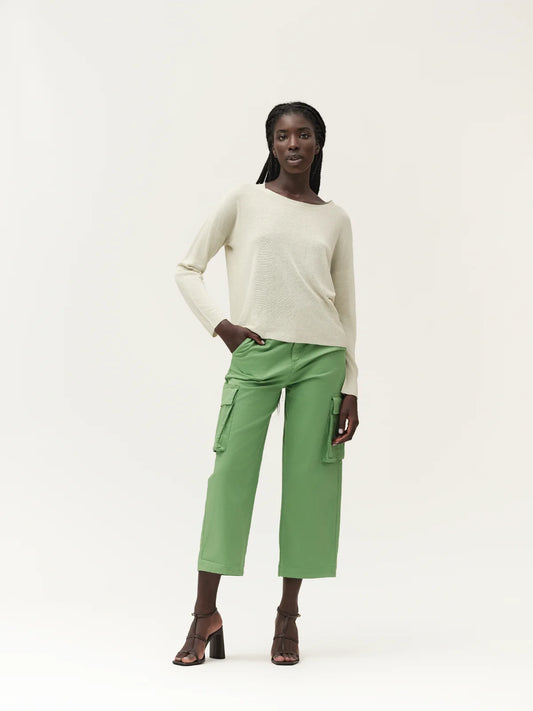 PANTALONE CARGO WHITE WISE