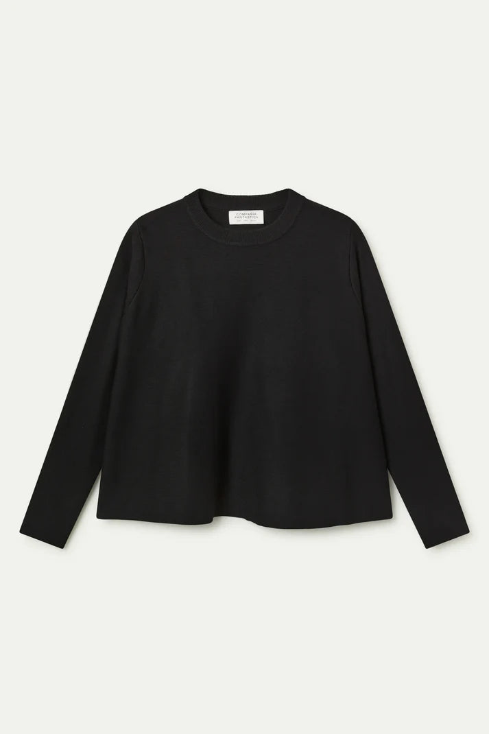 MAGLIA NERA SVASATA COMPANIA FANTASTICA