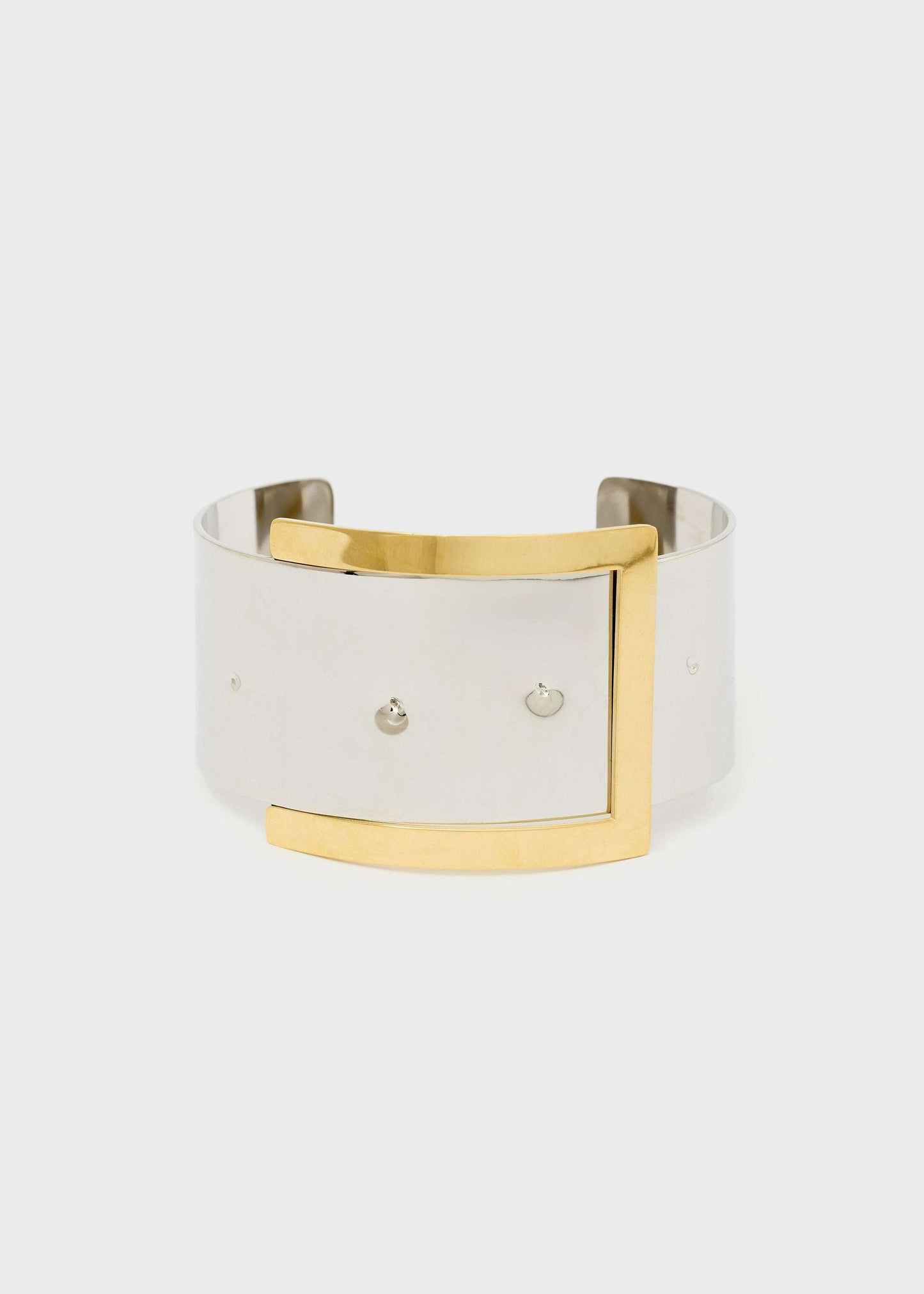 BRACCIALE RIGIDO CON FIBBIA ORO\ARGENTO NALÍ