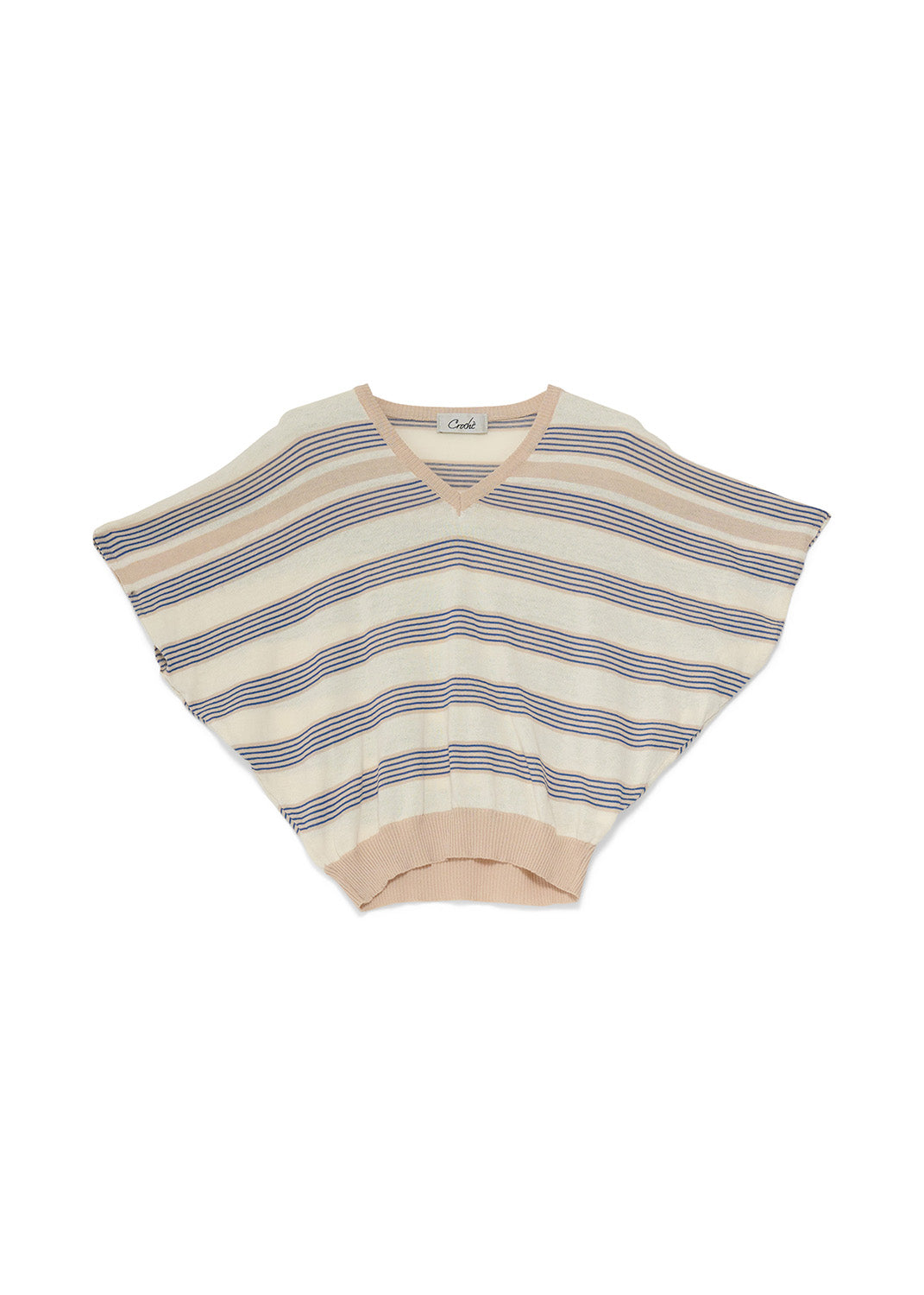 GILET COTONE RIGA LATTE CROCHÈ