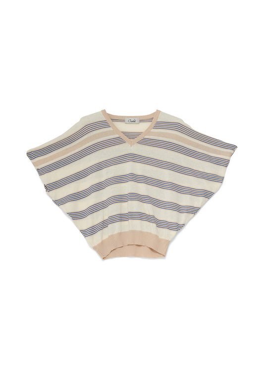 GILET COTONE RIGA LATTE CROCHÈ