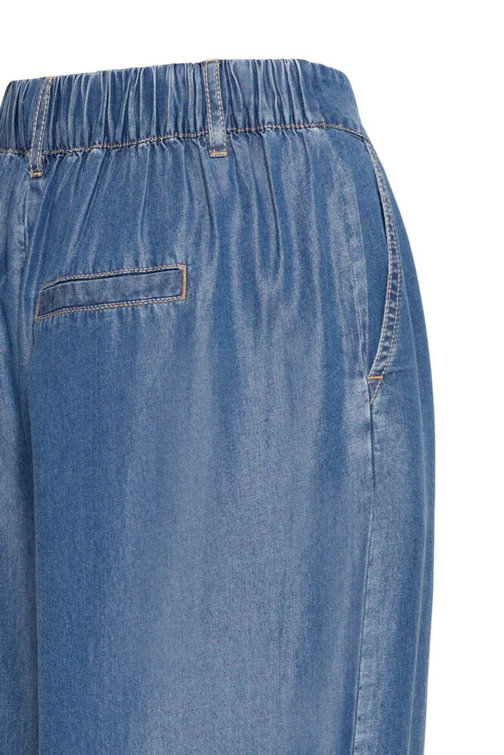 PANTALONI WIDE-LEG LYOCELL  BYKOSMO B.YUONG