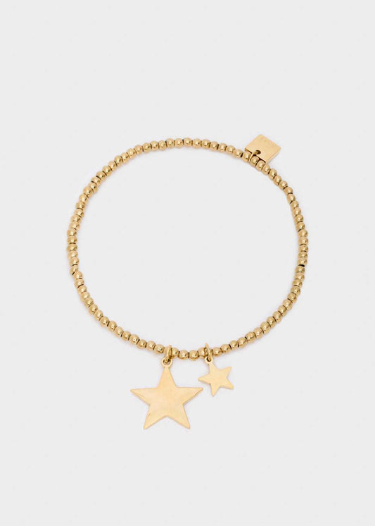 BRACCIALE STELLE ACC. INO. PLA. ORO 14KT NALÌ