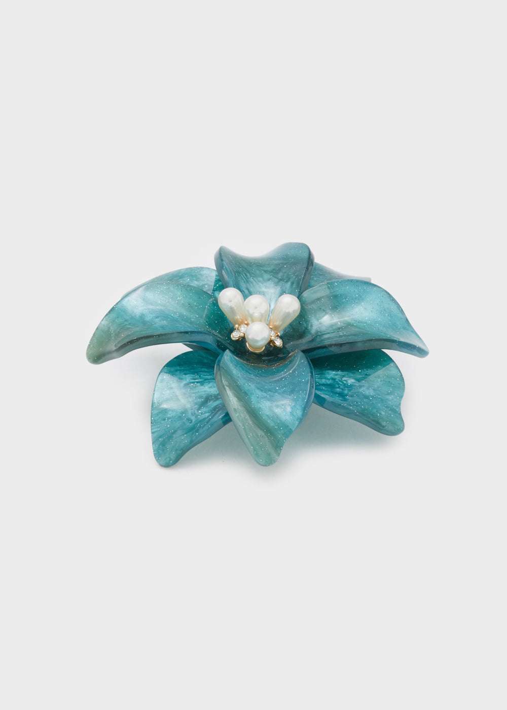 SPILLA FLOWER IN RESINA+PERLE OTTANIO NALÌ