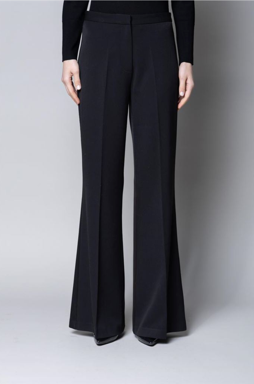 PANTALONE FLAIR NERO KAOS