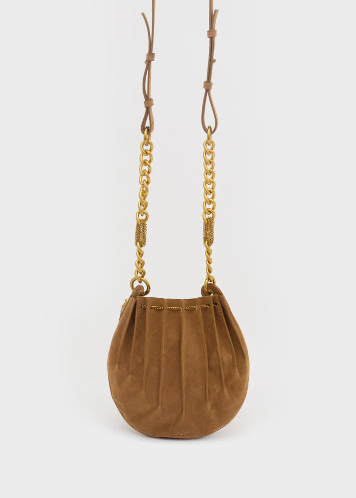 BORSA EVISSA SMALL + TRACOLLA MARRONE NALÌ