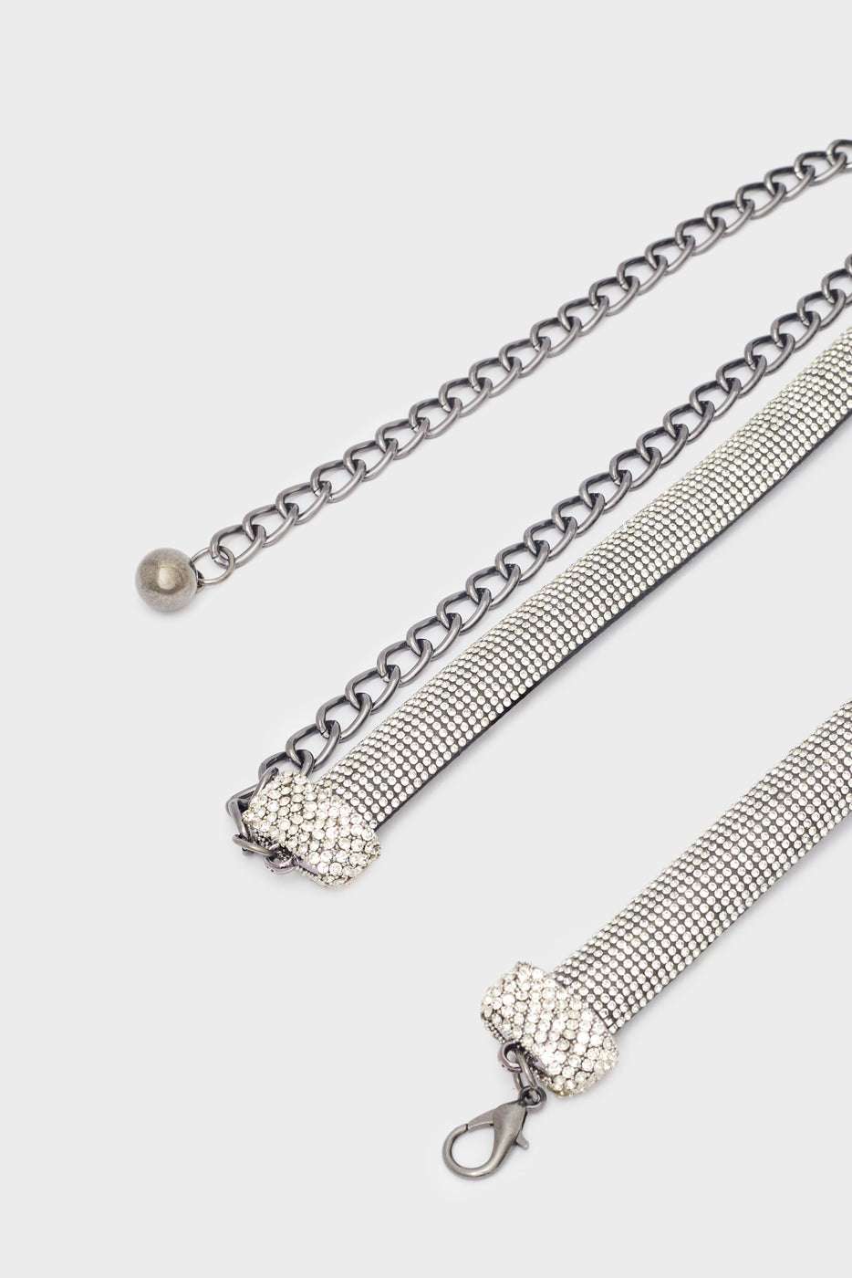 CINTURA CRYSTAL PIETRE ARGENTO NALÌ