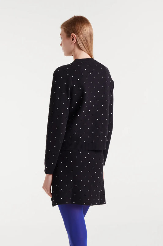 CARDIGAN MINI POIS BIANCHI COMPANIA FANTASTICA