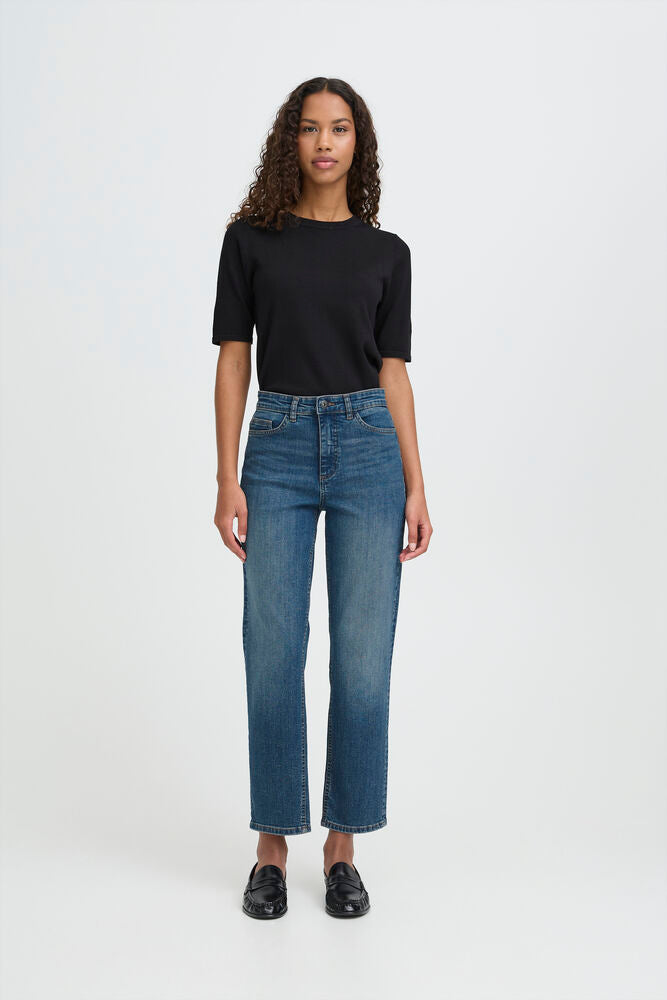 JEANS IHTWIGGY RAVEN MEDIUM BLUE ICHI