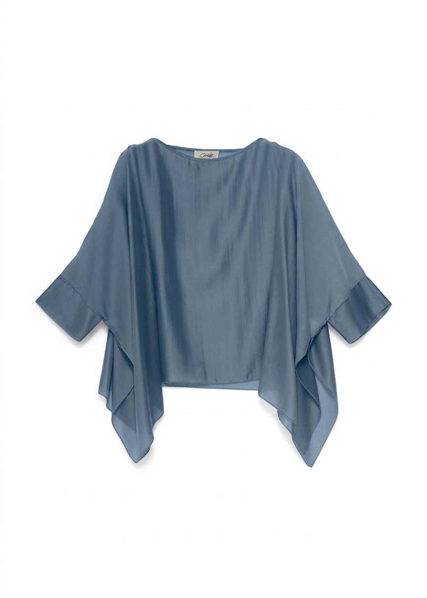BLUSA KIMONO VOILE CROCHÈ