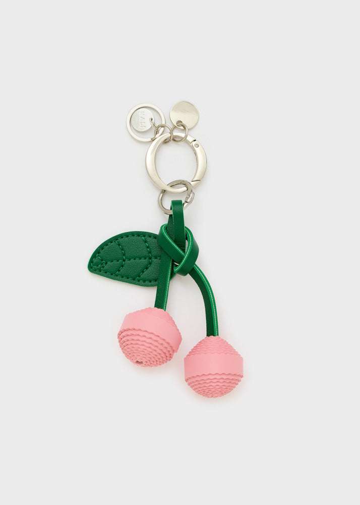 PORTACHIAVE/CHARMS CHERRY BIG VERDE/ROSA NALÍ