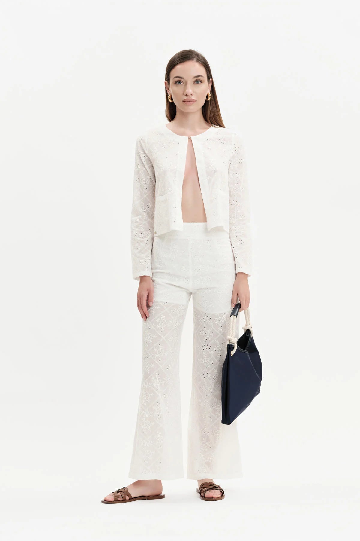 GIACCA SCOLLO CHANEL SANGALLON BIANCO WHITE WISE