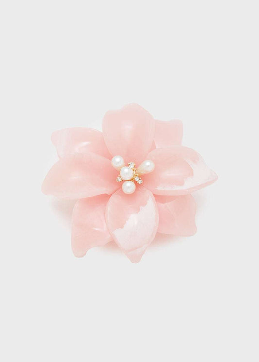 SPILLA FLOWER IN RESINA+PERLE ROSA NALÌ