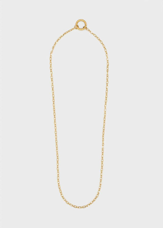 COLLANA CON CHIUSURA CERCHIO PLA. ORO 18K NALÌ