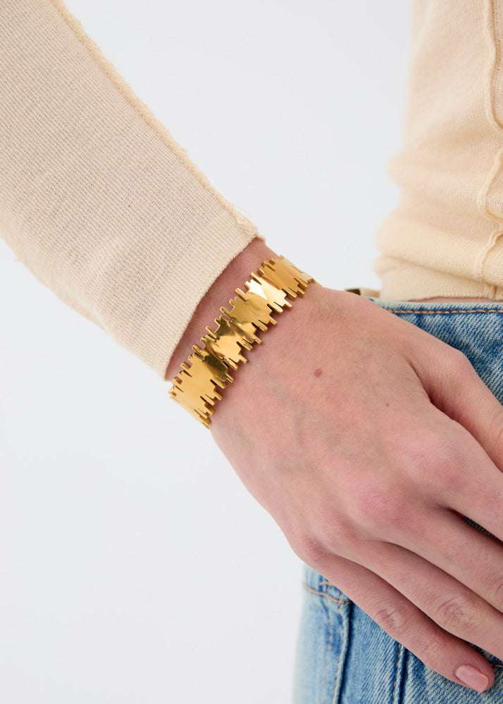 BRACCIALE RIGIDO APRIBILE ORO NALÍ