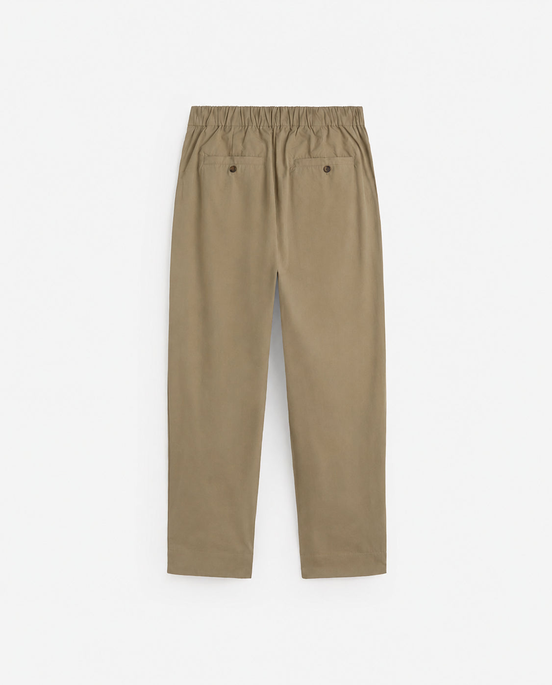 PANTALONI DRITTI IN POPELINE COLONIALE YERSE