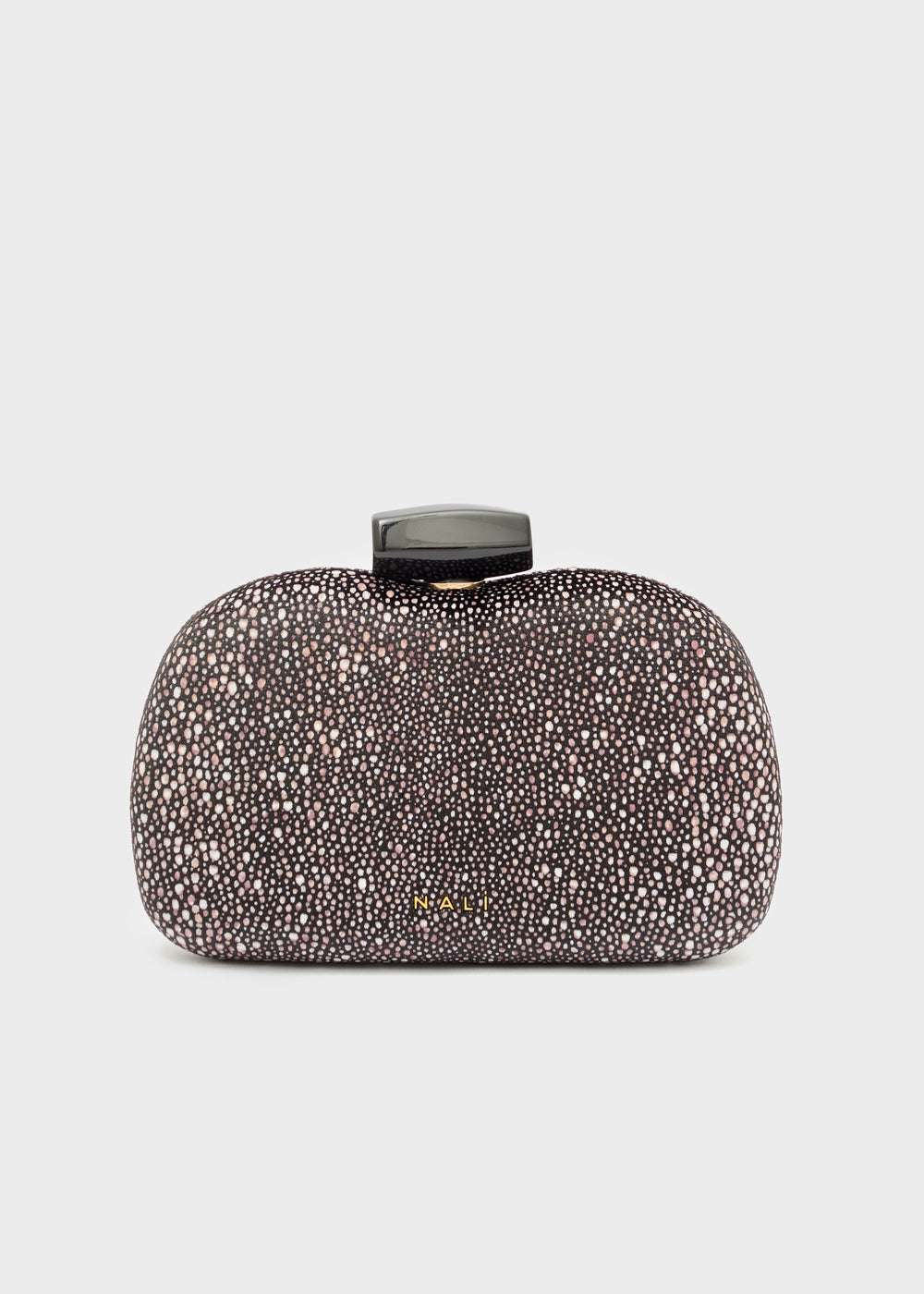 CLUTCH ELSA IN TESSUTO NERO NALÌ