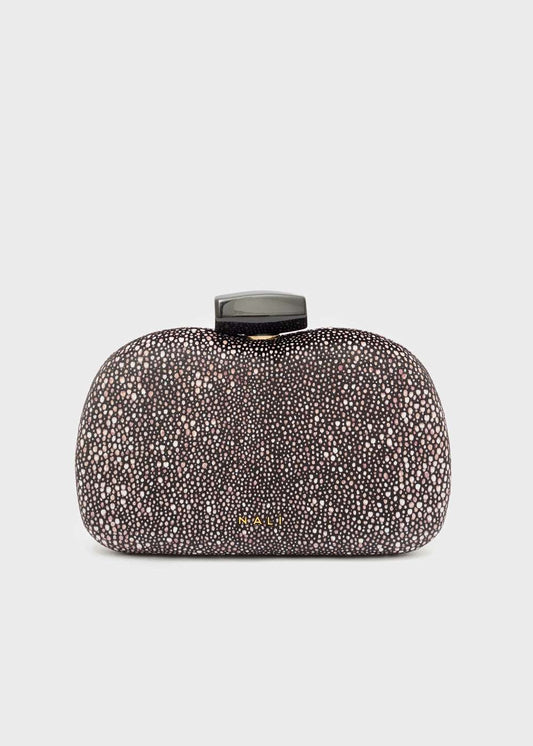 CLUTCH ELSA IN TESSUTO NERO NALÌ