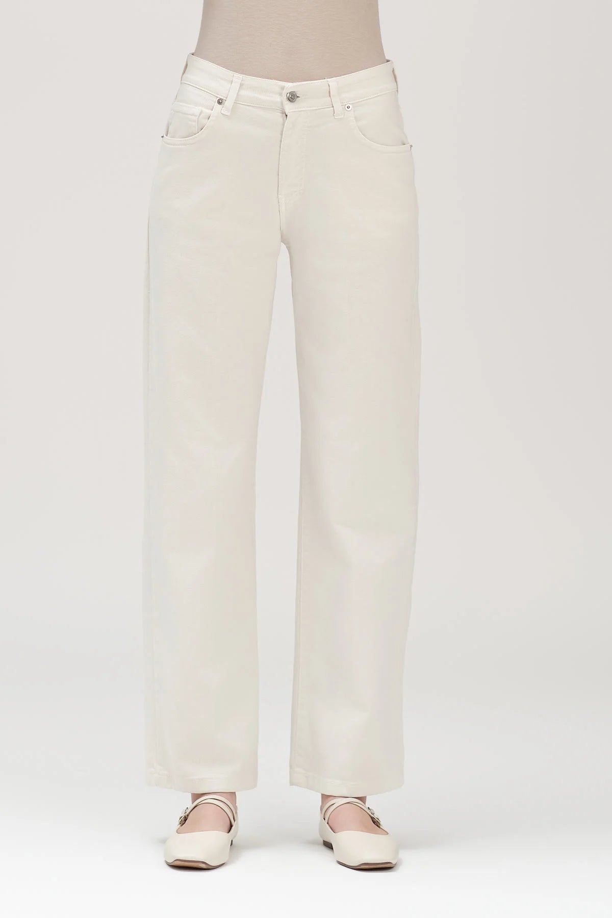 PANTALONE PALAZZO BULL WHITE WISE