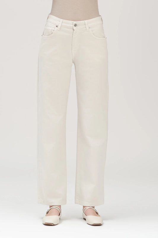 PANTALONE PALAZZO BULL WHITE WISE