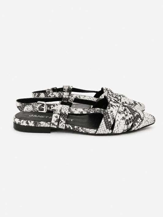 SLINGBACK CLERIE J PITONE BEIGE JANET & JANET