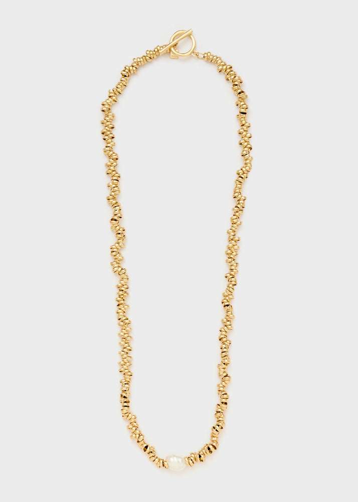 COLLANA  GIROCOLLO CON PERLA NATURALE ORO NALÍ