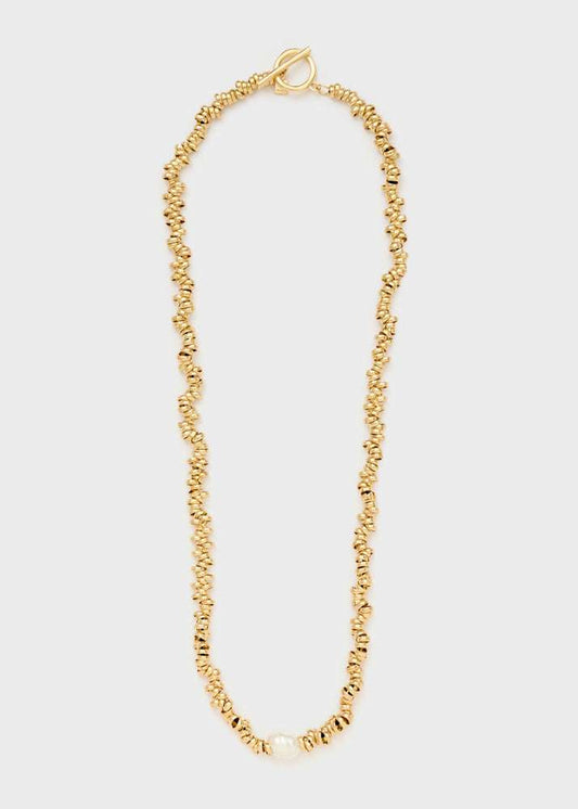 COLLANA  GIROCOLLO CON PERLA NATURALE ORO NALÍ