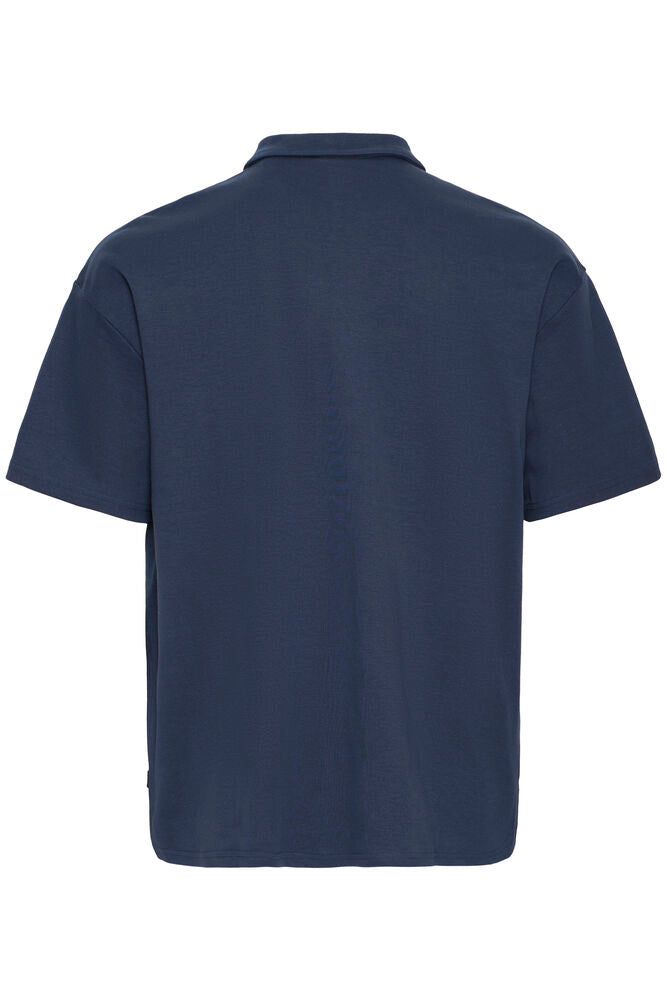 Polo SDOSWALD BLU MEZZA MANICA SOLID