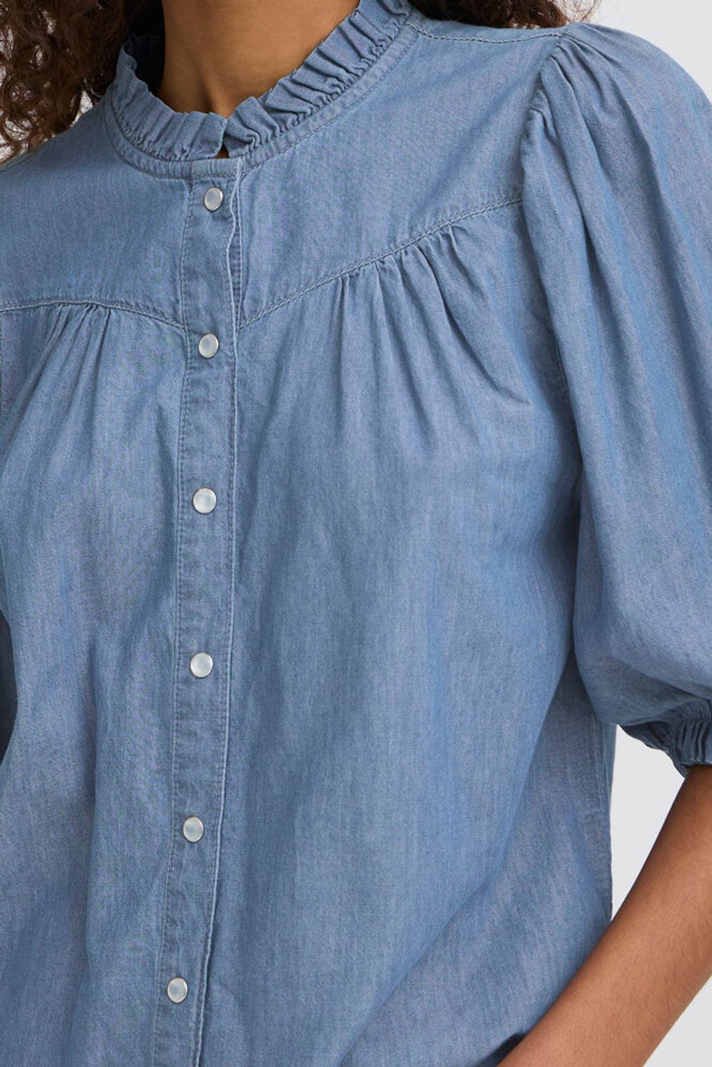 CAMICIA CHAMBRAY MEZZA MANICA IHANCEY SH ICHI