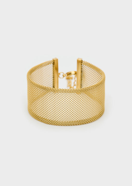 BRACCIALE IN MESH ORO NALÍ