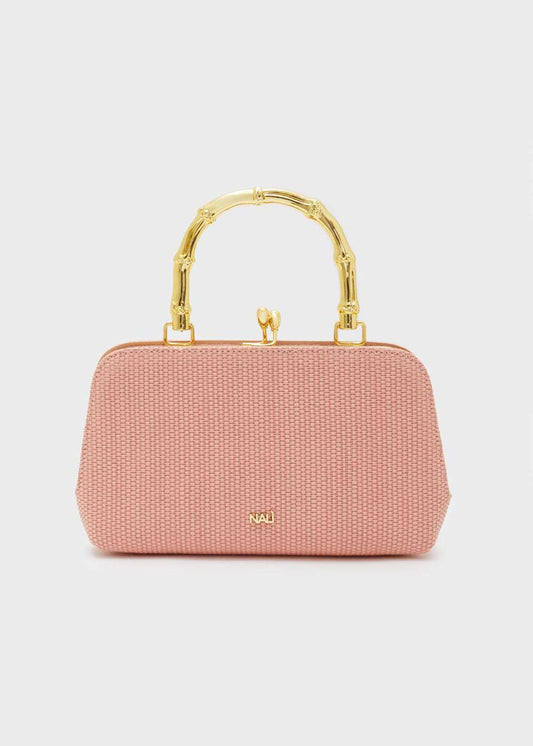 BORSA TESSUTO CORALLO NALÌ