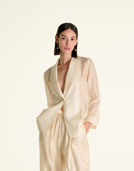 BLAZER MUSSOLA CROCHÈ