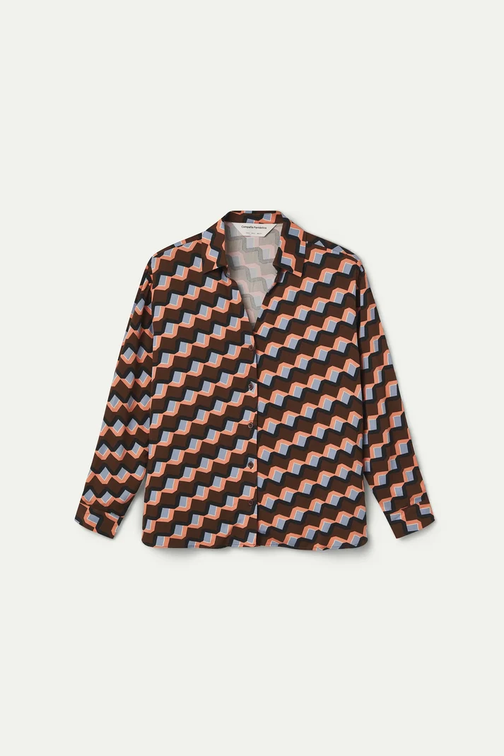 CAMICIA STAMPA SCALA 64C/12103  COMPANIA FANTASTICA