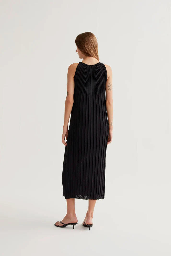 ABITO NERO PLISSE IN MAGLIA COMPANIA FANTASTICA