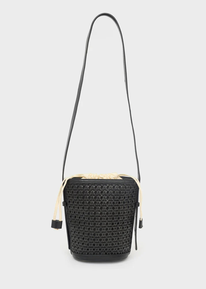BORSA BILBAO SECCHIELLO INTRECCIATO NERO NALÌ