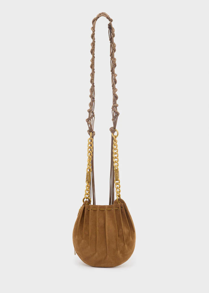 BORSA EVISSA SMALL + TRACOLLA MARRONE NALÌ