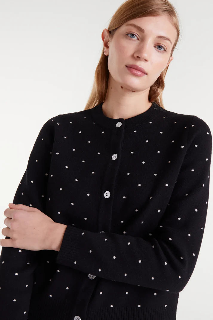 CARDIGAN MINI POIS BIANCHI COMPANIA FANTASTICA