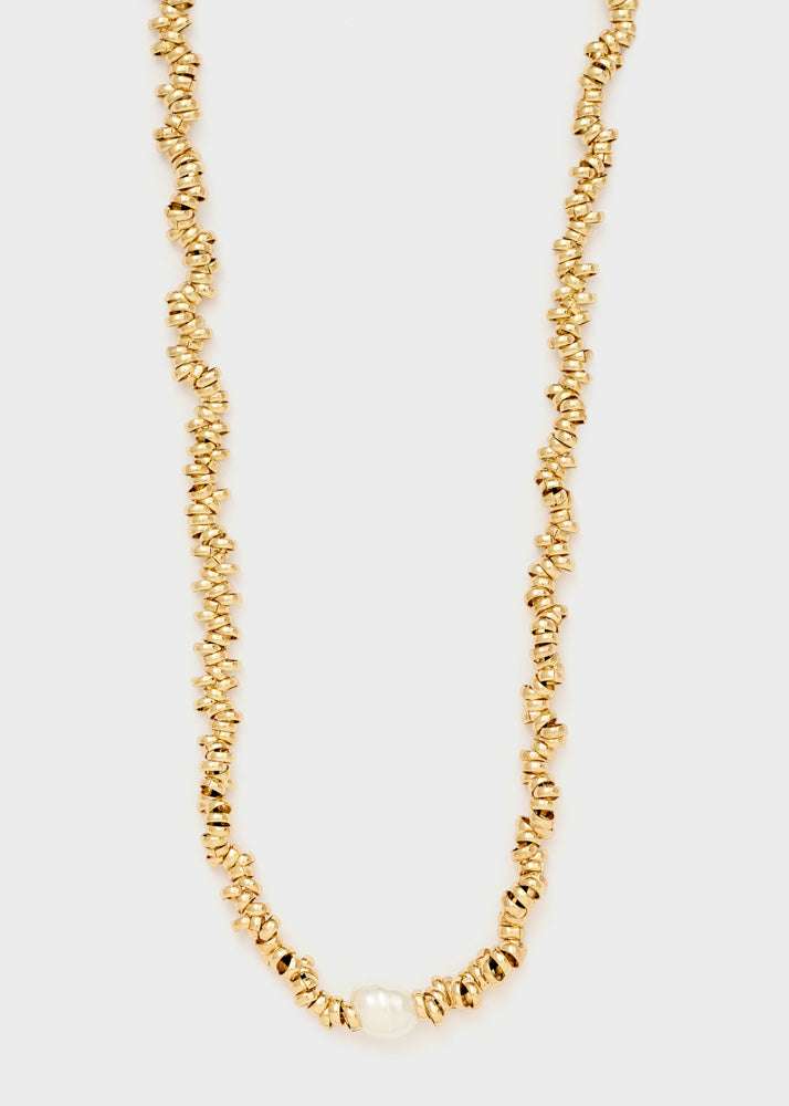 COLLANA  GIROCOLLO CON PERLA NATURALE ORO NALÍ