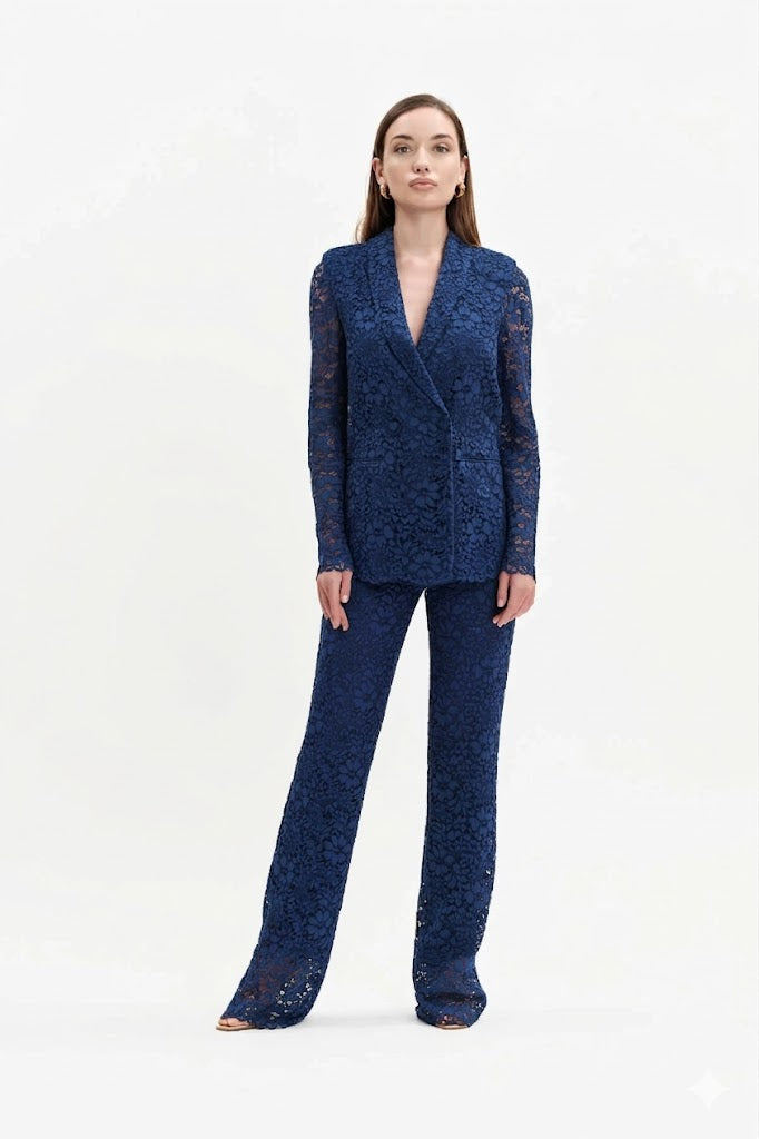 PANTALONI IN PIZZO WHITE WISE